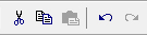 Edit buttons on General toolbar